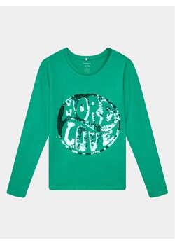 NAME IT Bluzka 13210681 Zielony Regular Fit ze sklepu MODIVO w kategorii Bluzki dziewczęce - zdjęcie 181147883