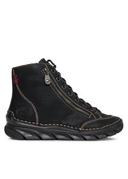 Rieker Botki 55049-00 Czarny ze sklepu MODIVO w kategorii Botki - zdjęcie 181147934