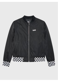 Vans Kurtka bomber Radically Happy VN0A7RUE Czarny Regular Fit ze sklepu MODIVO w kategorii Kurtki chłopięce - zdjęcie 181147991