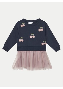 NAME IT Sukienka codzienna Bjanca 13238956 Granatowy Regular Fit ze sklepu MODIVO w kategorii Sukienki niemowlęce - zdjęcie 181148152
