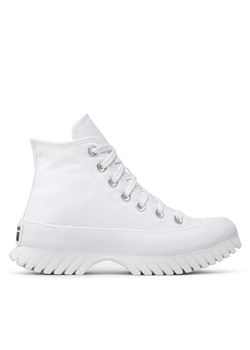 Converse Trampki Chuck Taylor All Star Lugged 2.0 Hi A00871C Biały ze sklepu MODIVO w kategorii Workery damskie - zdjęcie 181148204