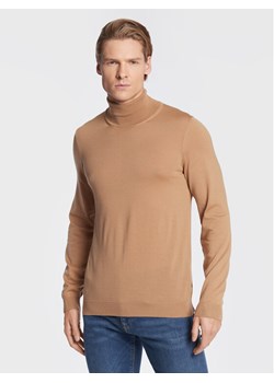 Boss Golf Musso-P 50468262 Brązowy Slim Fit ze sklepu MODIVO w kategorii Swetry męskie - zdjęcie 181148221