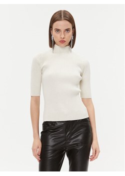 DKNY Sweter P3MSZBA9 Écru Regular Fit ze sklepu MODIVO w kategorii Swetry damskie - zdjęcie 181148254
