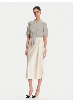 Elisabetta Franchi Sukienka koktajlowa AB85752E2 E84 Beżowy Regular Fit - id: 0000305007551 - marki Elisabetta Franchi - 181148494 Elisabetta Franchi Sukienka koktajlowa AB85752E2 E84 Beżowy Regular Fit ze sklepu MODIVO w kategorii Sukienki - zdjęcie 181148494