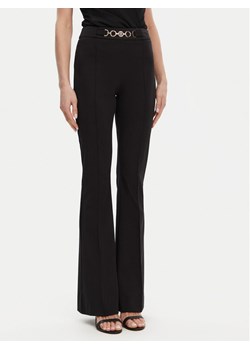 Fracomina Spodnie materiałowe FR25SVA006W51501 Czarny Flare Fit ze sklepu MODIVO w kategorii Spodnie damskie - zdjęcie 181148681