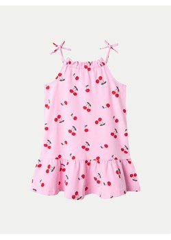 NAME IT Sukienka letnia Zally 13241114 Różowy Regular Fit ze sklepu MODIVO w kategorii Sukienki dziewczęce - zdjęcie 181148942