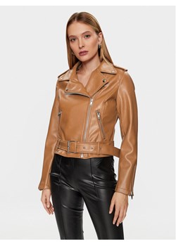 Glamorous Kurtka z imitacji skóry RL0522C Brązowy Regular Fit ze sklepu MODIVO w kategorii Kurtki damskie - zdjęcie 181148952