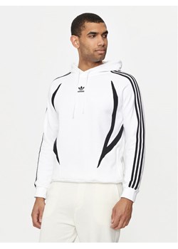 adidas Bluza IZ4829 Biały Regular Fit ze sklepu MODIVO w kategorii Bluzy męskie - zdjęcie 181148954