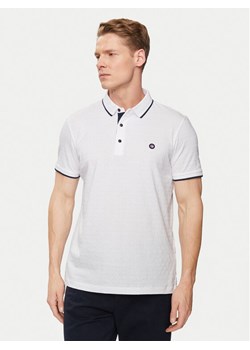 Pierre Cardin Polo C5 21274.2098 Biały Regular Fit ze sklepu MODIVO w kategorii T-shirty męskie - zdjęcie 181149031
