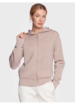 Guess Bluza Allie V3RQ11 K7UW2 Różowy Regular Fit ze sklepu MODIVO w kategorii Bluzy damskie - zdjęcie 181149081