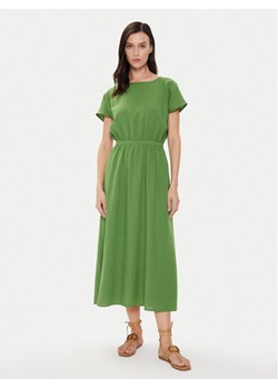 United Colors Of Benetton Sukienka letnia 4ENBDV097 Zielony Regular Fit ze sklepu MODIVO w kategorii Sukienki - zdjęcie 181149083