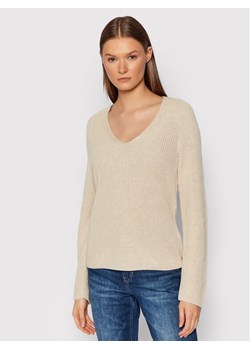 Marc O'Polo Sweter B01 6059 60097 Beżowy Regular Fit ze sklepu MODIVO w kategorii Swetry damskie - zdjęcie 181149084