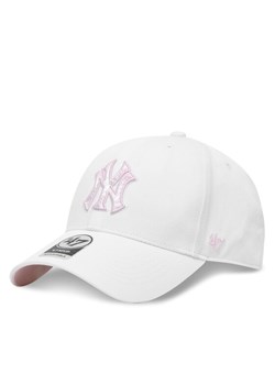 47 Brand Czapka z daszkiem MLB New York Yankees In The Clouds ’47 MVP B-ITCMP17CTP Biały ze sklepu MODIVO w kategorii Czapki z daszkiem damskie - zdjęcie 181149110