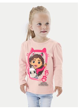 NAME IT Bluzka 13225894 Różowy Regular Fit ze sklepu MODIVO w kategorii Bluzki dziewczęce - zdjęcie 181149242