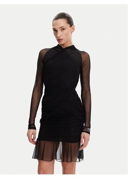 Versace Jeans Couture Sukienka koktajlowa 78HAO971 Czarny Slim Fit ze sklepu MODIVO w kategorii Sukienki - zdjęcie 181149294