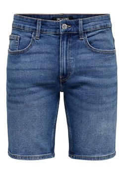 Only & Sons Szorty jeansowe Weft 22034527 Niebieski Regular Fit ze sklepu MODIVO w kategorii Spodenki męskie - zdjęcie 181149423