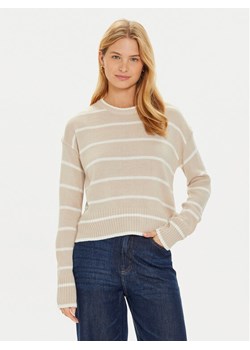 Brave Soul Sweter LK-230MASONC Beżowy Regular Fit ze sklepu MODIVO w kategorii Swetry damskie - zdjęcie 181149620
