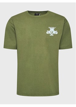 HUF T-Shirt Paid In Full TS01939 Zielony Regular Fit ze sklepu MODIVO w kategorii T-shirty męskie - zdjęcie 181149641