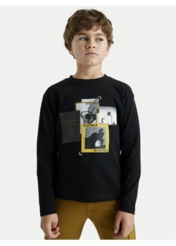 Mayoral Bluzka 7092 Czarny Regular Fit ze sklepu MODIVO w kategorii T-shirty chłopięce - zdjęcie 181149673