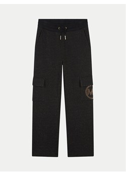 MICHAEL KORS KIDS Spodnie dresowe R30183 M Czarny Regular Fit ze sklepu MODIVO w kategorii Spodnie chłopięce - zdjęcie 181149741