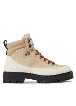 Tommy Jeans Trapery Tjm Boot Hiker EM0EM01252 Beżowy ze sklepu MODIVO w kategorii Buty zimowe męskie - zdjęcie 181149743