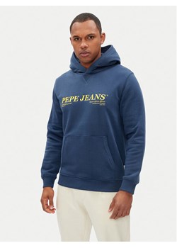 Pepe Jeans Bluza Dylan PM582755 Niebieski Regular Fit ze sklepu MODIVO w kategorii Bluzy męskie - zdjęcie 181149780