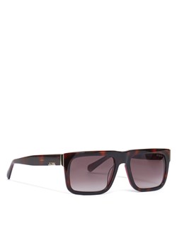 Guess Okulary przeciwsłoneczne GU00171 56F Brązowy ze sklepu MODIVO w kategorii Okulary przeciwsłoneczne męskie - zdjęcie 181149792