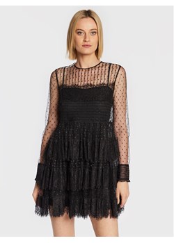 Red Valentino Sukienka koktajlowa 1R3VA22D6KW Czarny Regular Fit ze sklepu MODIVO w kategorii Sukienki - zdjęcie 181150010