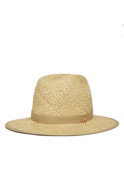 Tommy Hilfiger Kapelusz Premium Beach Fedora AW0AW17135 Beżowy ze sklepu MODIVO w kategorii Kapelusze damskie - zdjęcie 181150083