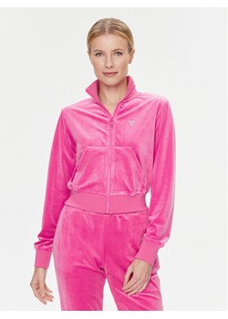 Guess Bluza V3BQ22 KBXI2 Różowy Regular Fit ze sklepu MODIVO w kategorii Bluzy damskie - zdjęcie 181150084