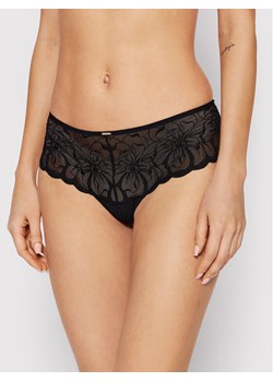 Chantelle Stringi Fleurs C12M40 Czarny ze sklepu MODIVO w kategorii Majtki damskie - zdjęcie 181150090