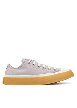 Converse Tenisówki Chuck Taylor All Star Retro Rubber A10697C Fioletowy ze sklepu MODIVO w kategorii Trampki damskie - zdjęcie 181150102