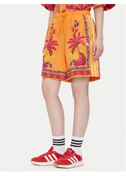 adidas Szorty sportowe FARM JD6289 Pomarańczowy Loose Fit ze sklepu MODIVO w kategorii Szorty - zdjęcie 181150174