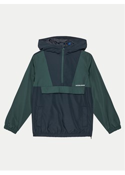 Jack&Jones Junior Kurtka anorak 12270145 Granatowy Regular Fit ze sklepu MODIVO w kategorii Kurtki chłopięce - zdjęcie 181150334