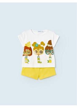 Mayoral Komplet t-shirt i spodenki 1276 Kolorowy Regular Fit ze sklepu MODIVO w kategorii Komplety niemowlęce - zdjęcie 181150370