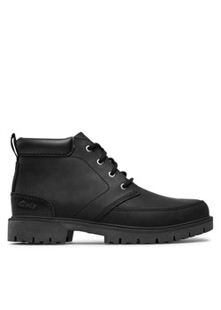 Clarks Trapery Rossdale Mid 261734547 Czarny ze sklepu MODIVO w kategorii Buty zimowe męskie - zdjęcie 181150533