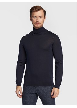 Boss Golf Musso-P 50468262 Granatowy Slim Fit ze sklepu MODIVO w kategorii Swetry męskie - zdjęcie 181150621