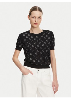 Guess Sweter W5GR05 Z3D60 Czarny Regular Fit ze sklepu MODIVO w kategorii Swetry damskie - zdjęcie 181150671