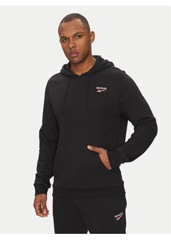 Reebok Bluza Identhlty Small Logo 100221784 Czarny Regular Fit ze sklepu MODIVO w kategorii Bluzy męskie - zdjęcie 181151312