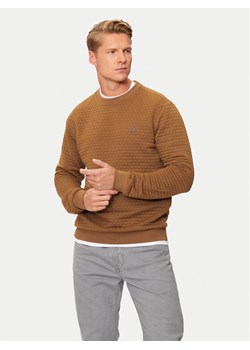 INDICODE Bluza Dash 55-434 Brązowy Regular Fit ze sklepu MODIVO w kategorii Bluzy męskie - zdjęcie 181151361