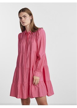 YAS Sukienka koszulowa Pala 26030720 Różowy Loose Fit ze sklepu MODIVO w kategorii Sukienki - zdjęcie 181151401