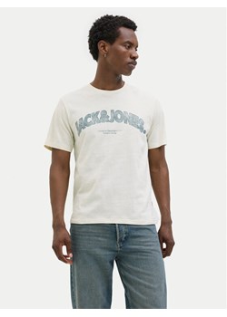 Jack&Jones T-Shirt Almeria 12276962 Beżowy Regular Fit ze sklepu MODIVO w kategorii T-shirty męskie - zdjęcie 181151411