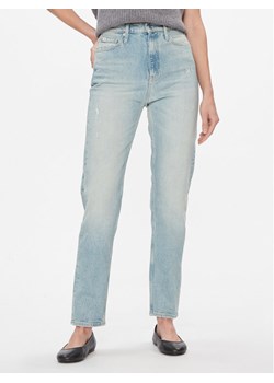 Calvin Klein Jeans Jeansy Authentic Slim Straight J20J222864 Niebieski Slim Fit ze sklepu MODIVO w kategorii Jeansy damskie - zdjęcie 181151412