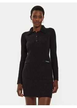 Pinko Sukienka dzianinowa York 104360 A27J Czarny Regular Fit ze sklepu MODIVO w kategorii Sukienki - zdjęcie 181151520