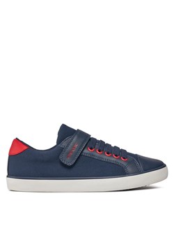 Geox Sneakersy J Gisli Boy J455CB 01054 C0735 D Granatowy ze sklepu MODIVO w kategorii Trampki dziecięce - zdjęcie 181151651