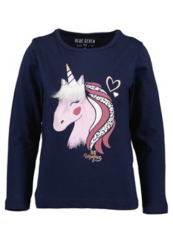 Blue Seven Bluzka 750729 X Granatowy Regular Fit ze sklepu MODIVO w kategorii Bluzki dziewczęce - zdjęcie 181151770