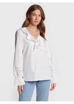 MAX&Co. Bluzka Raro 71140822 Biały Relaxed Fit ze sklepu MODIVO w kategorii Bluzki damskie - zdjęcie 181151804