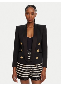 Balmain Marynarka DF1SI530ME54 Czarny Regular Fit ze sklepu MODIVO w kategorii Marynarki damskie - zdjęcie 181151880