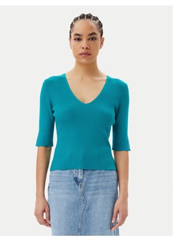 Morgan Sweter 251-MCHAMPI Zielony Slim Fit ze sklepu MODIVO w kategorii Swetry damskie - zdjęcie 181151884