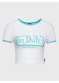 Von Dutch T-Shirt Ami 6230070 Biały Regular Fit ze sklepu MODIVO w kategorii Bluzki damskie - zdjęcie 181151994